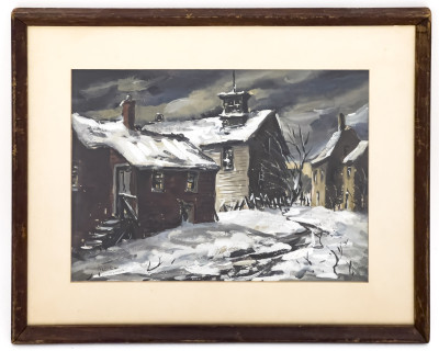 Henry Martin Gasser - Untitled (Winter Village)