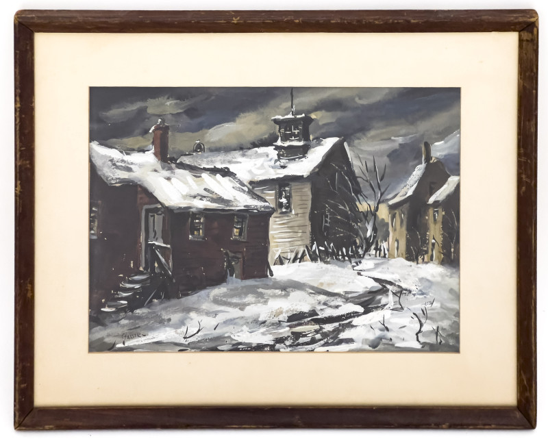 Henry Martin Gasser - Untitled (Winter Village)