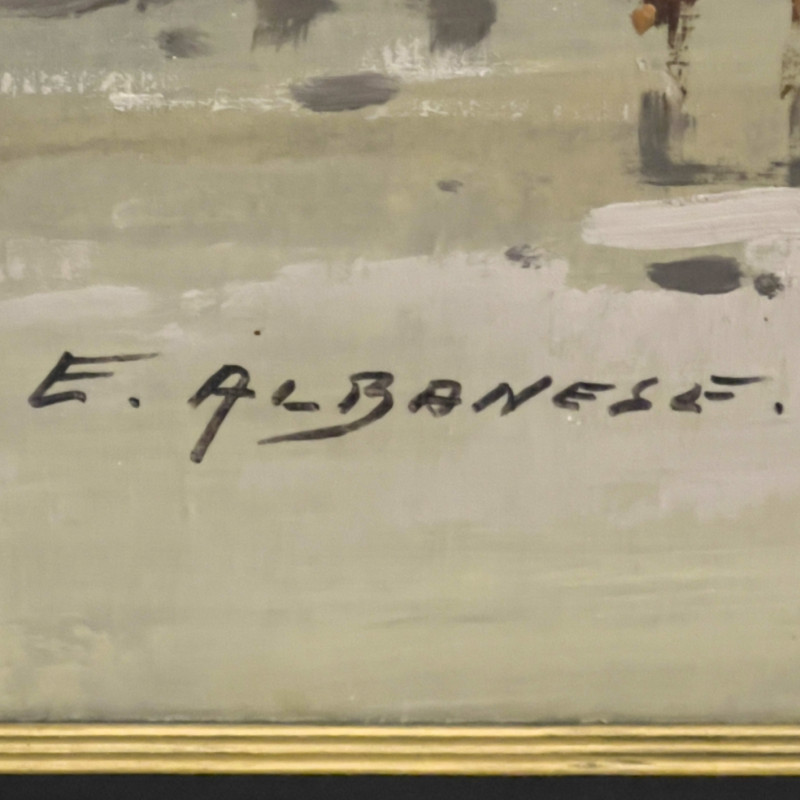 Paris Street Scene Painting