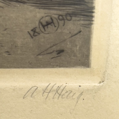 Axel Herman Haig - A Street in Cairo