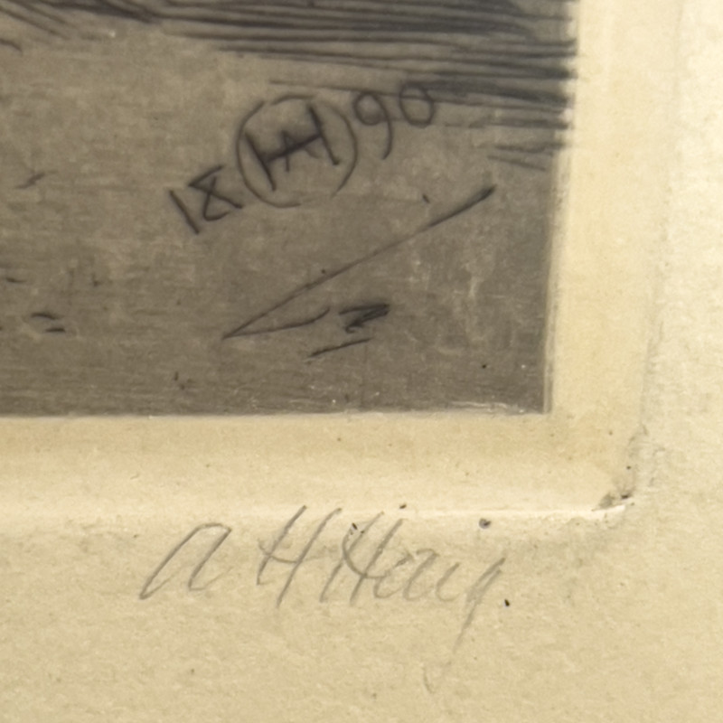 Axel Herman Haig - A Street in Cairo