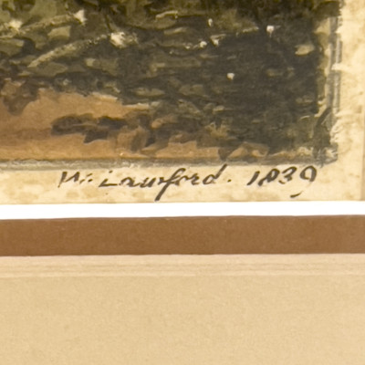 Train Tunnel Watercolor