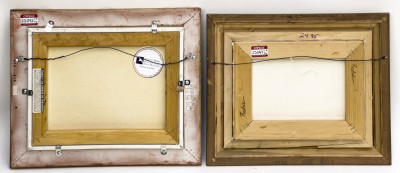 Hudson River Paintings, 2 Works