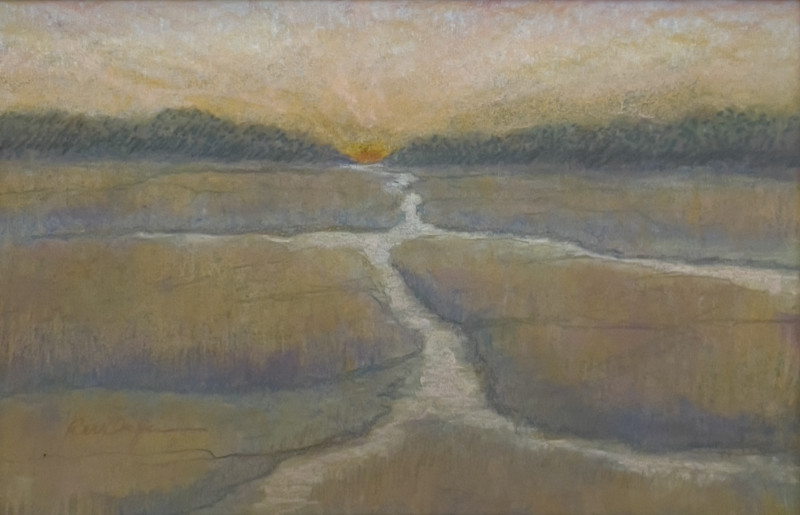 Wetlands Pastel Drawing