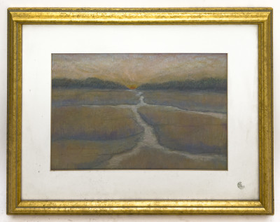 Wetlands Pastel Drawing