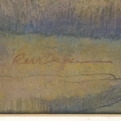 Wetlands Pastel Drawing