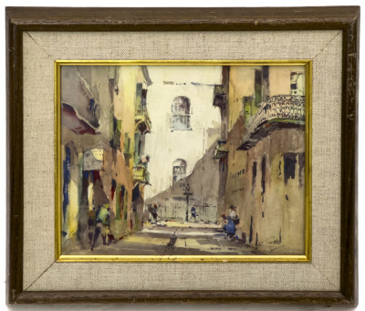 Arnold E. Turtle - Untitled (Street Scene)