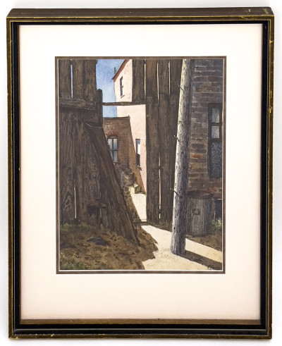 Henry Martin Gasser - Untitled (Alleyway)