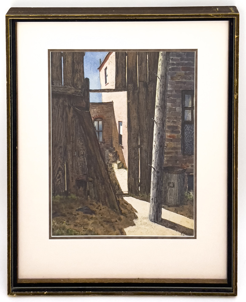 Henry Martin Gasser - Untitled (Alleyway)