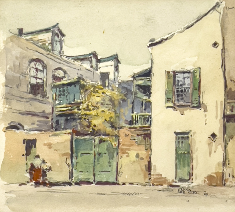 Arnold E. Turtle - Untitled (Street Scene)
