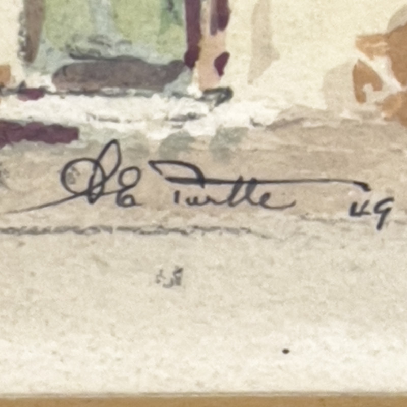 Arnold E. Turtle - Untitled (Street Scene)