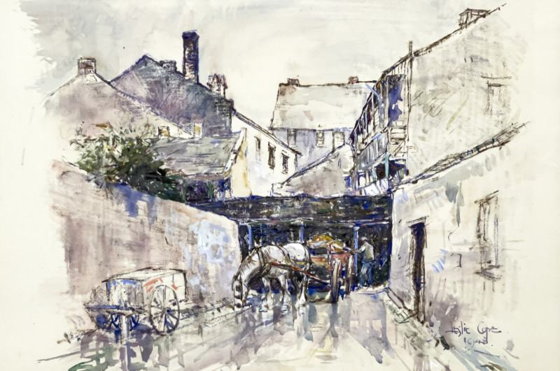 Leslie Cope - Untitled (New Orleans Street Scene)