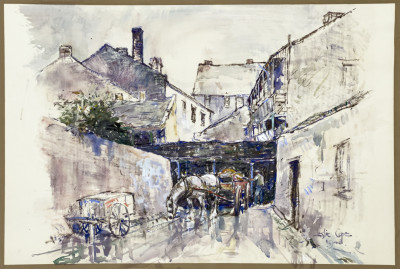 Leslie Cope - Untitled (New Orleans Street Scene)