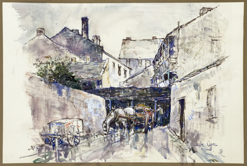 Leslie Cope - Untitled (New Orleans Street Scene)