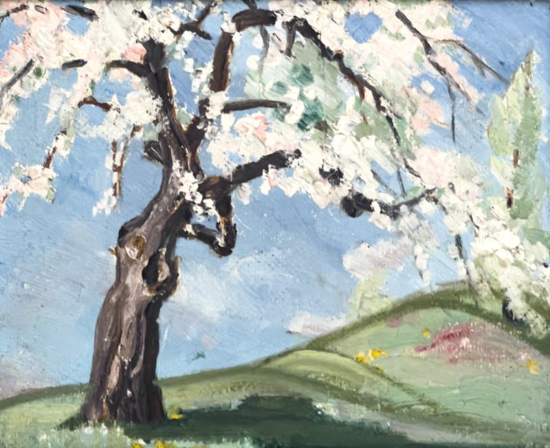 Joni Emily and Unknown Artist - Two Landscape Painting