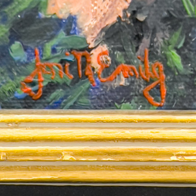 Joni Emily and Unknown Artist - Two Landscape Painting