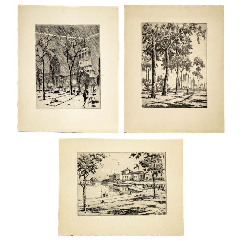 James Swann - Chicago Park Scenes, 3 Editions