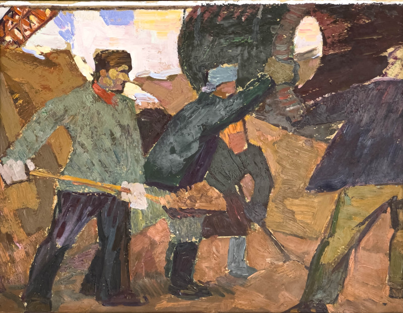 Industrial Labor Paintings