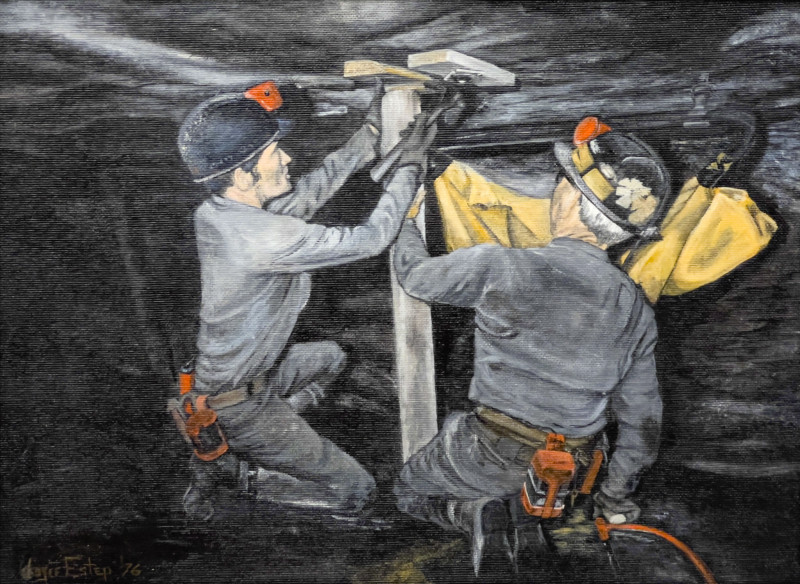 Mine Construction Painting