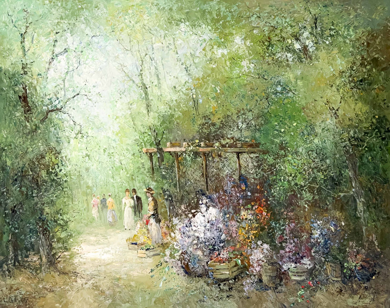 Willi Bauer - Untitled (Flower Market)