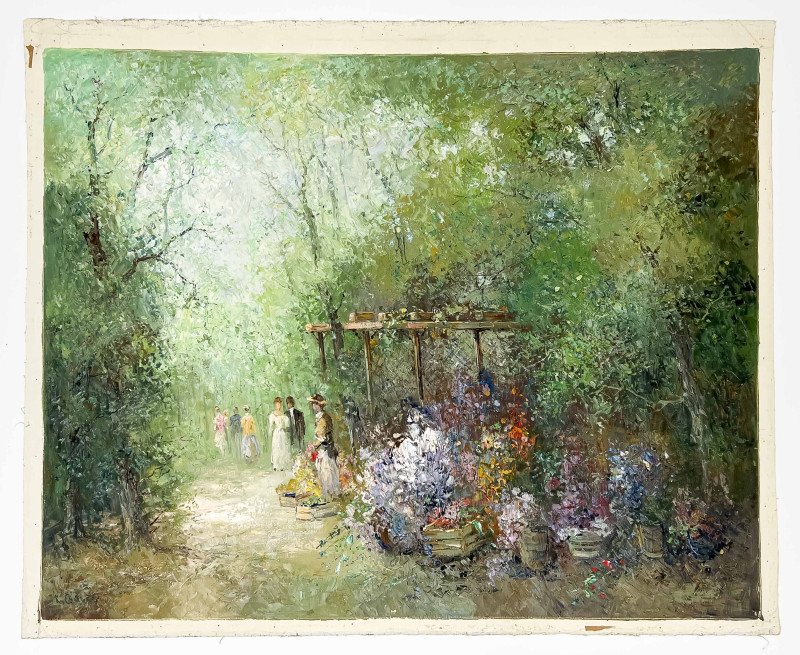 Willi Bauer - Untitled (Flower Market)