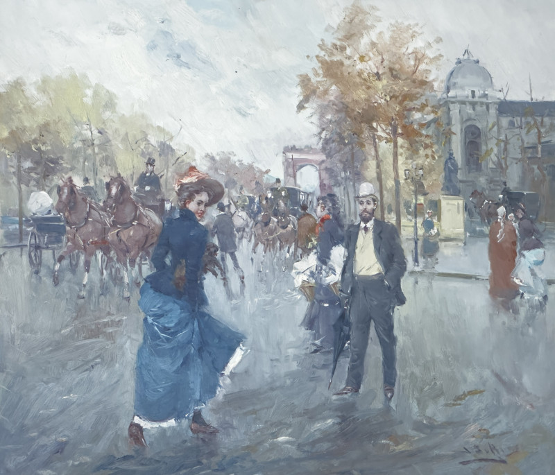 Juan de la Cruz Soler - Untitled (Paris Scene)