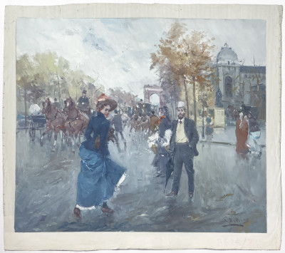 Juan de la Cruz Soler - Untitled (Paris Scene)