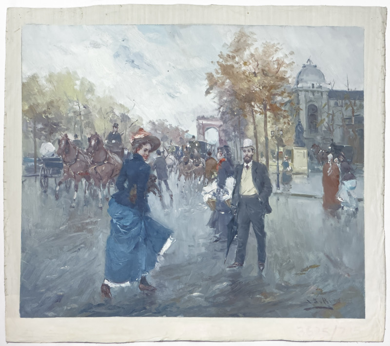 Juan de la Cruz Soler - Untitled (Paris Scene)
