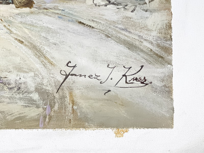 Janez Kenzer - Untitled (Winter Village)