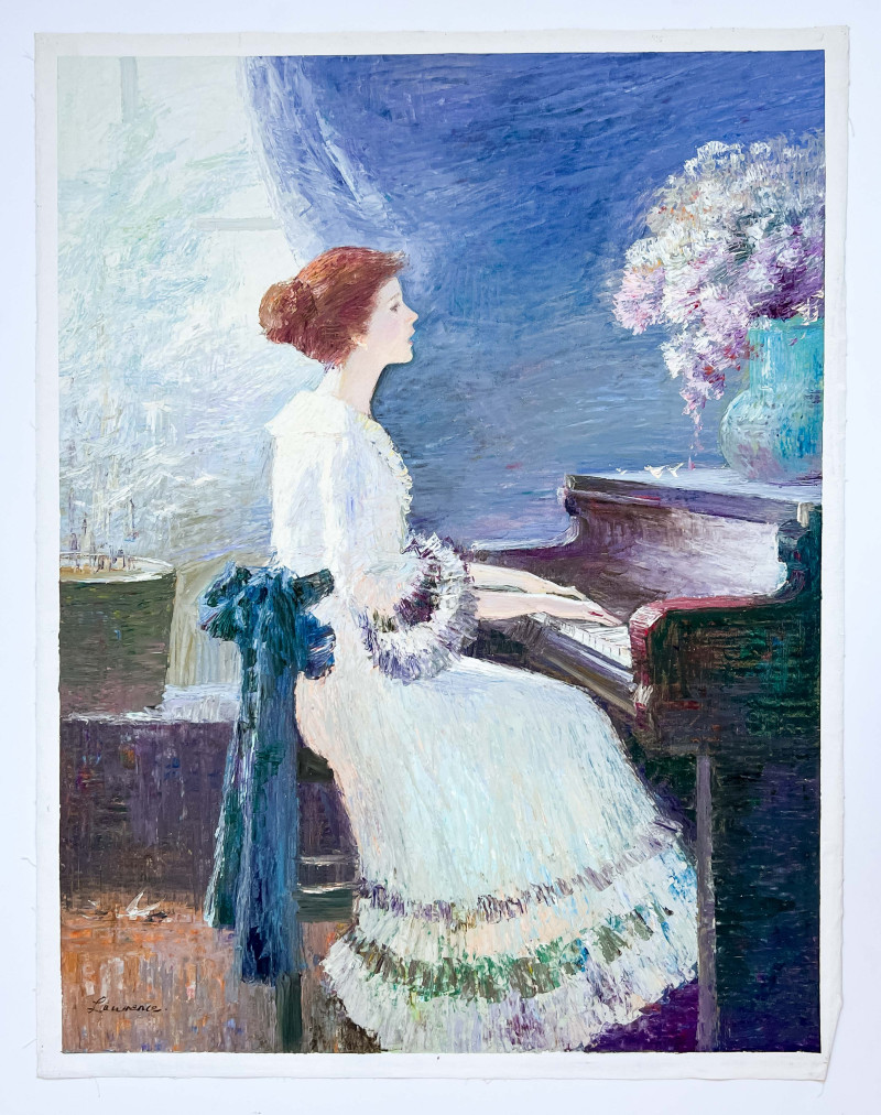 Lawrence (Law Kwok Leung) - Woman Playing Piano