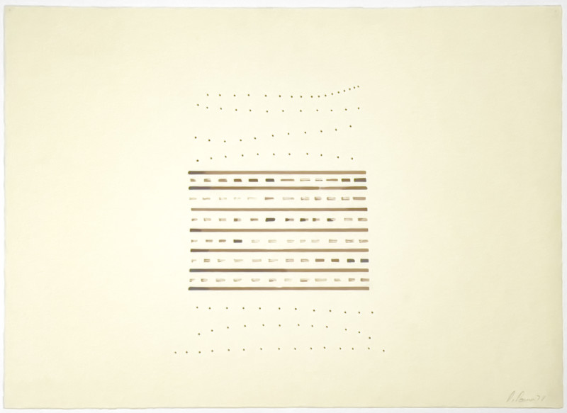 Porfirio DiDonna - Untitled (Linear Composition)