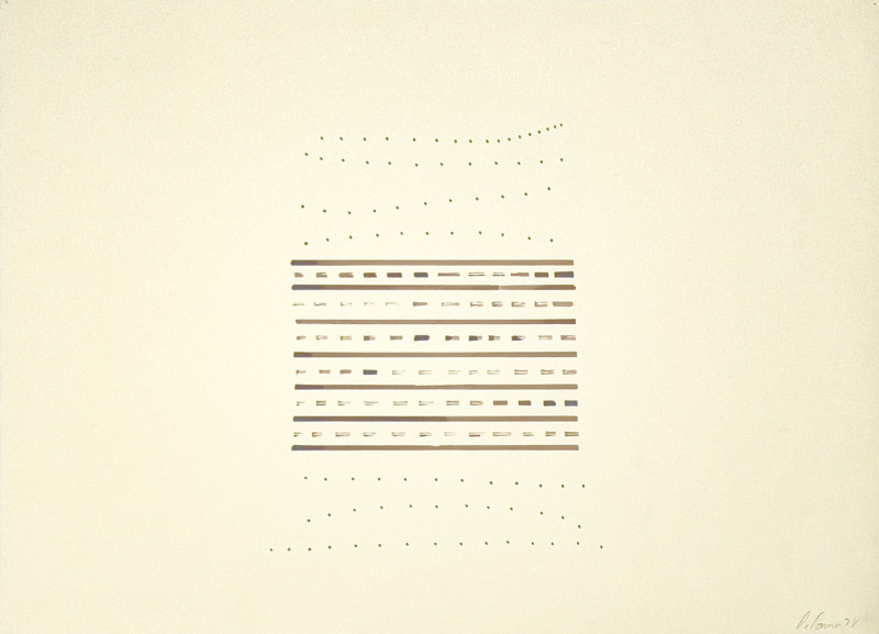 Porfirio DiDonna - Untitled (Linear Composition)