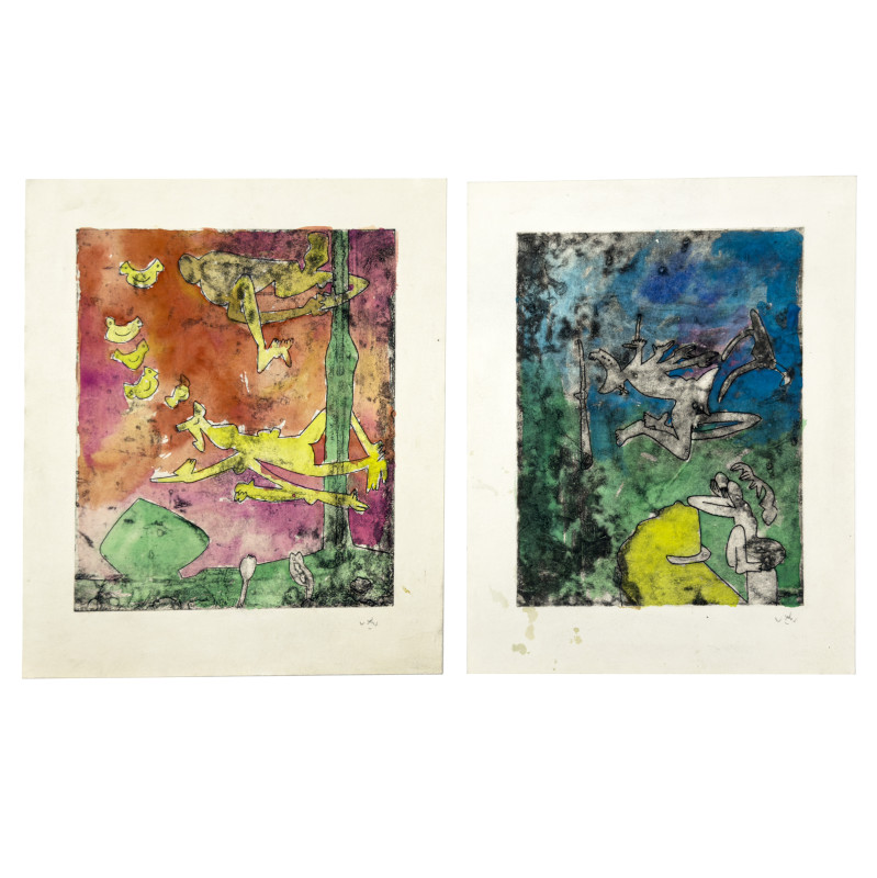 Roberto Matta - Figurative Editions, 2 Works