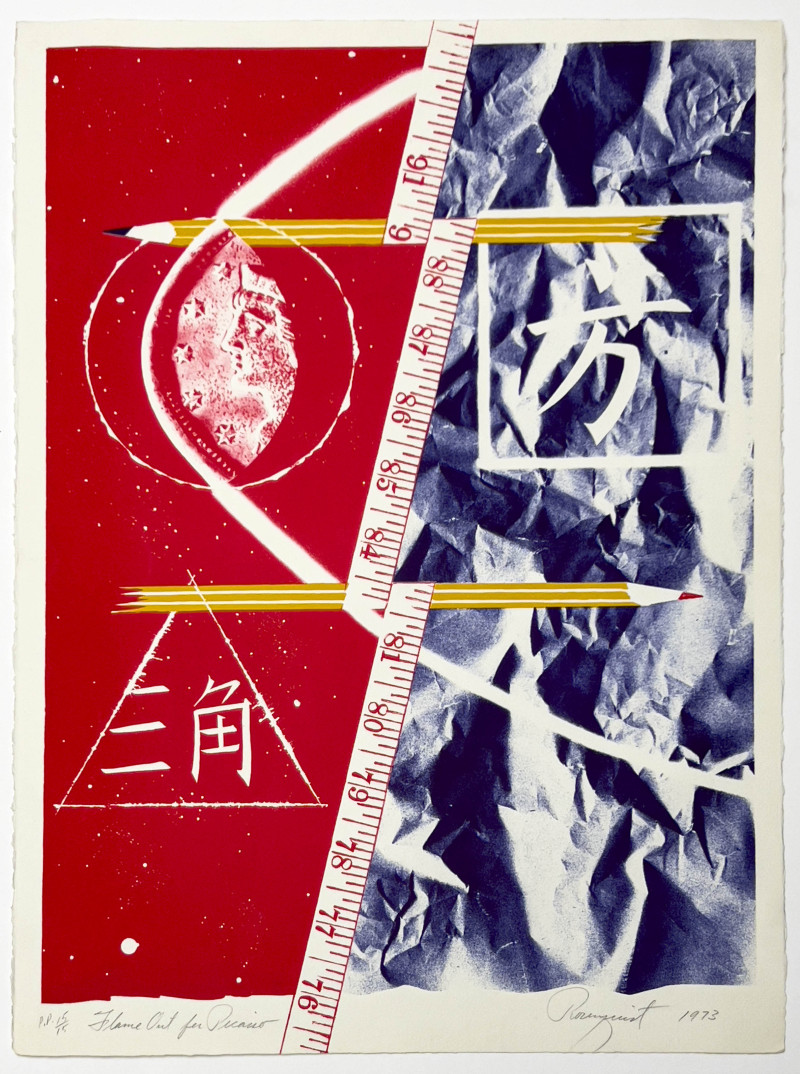 James Rosenquist - Flame Out for Picasso