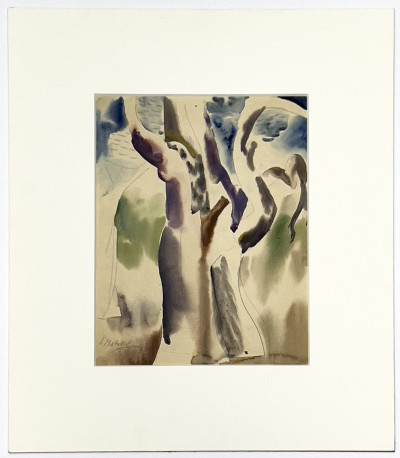 Jan Matulka - Untitled (Tree)