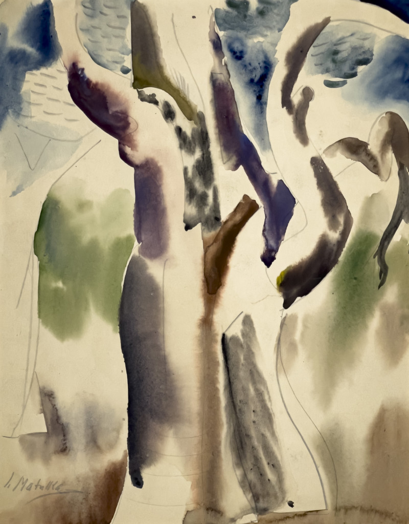 Jan Matulka - Untitled (Tree)