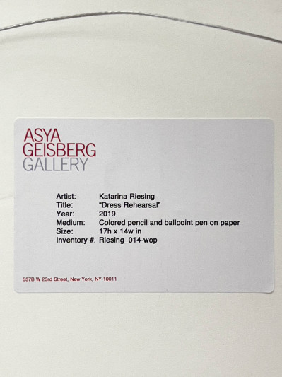 Katarina Riesing - Dress Rehearsal