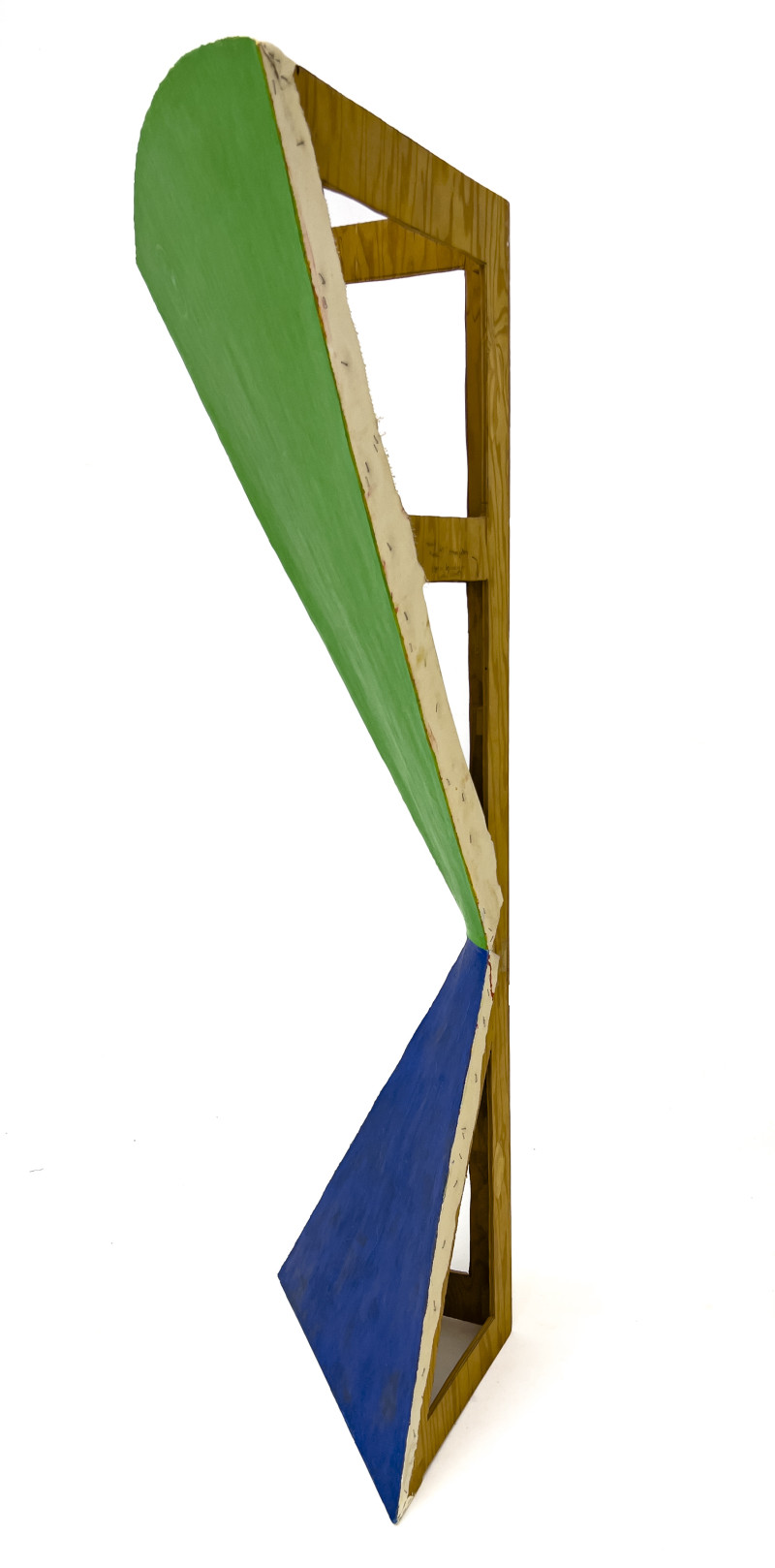 Marilyn Lenkowsky - Untitled (Green and Blue Triangles)