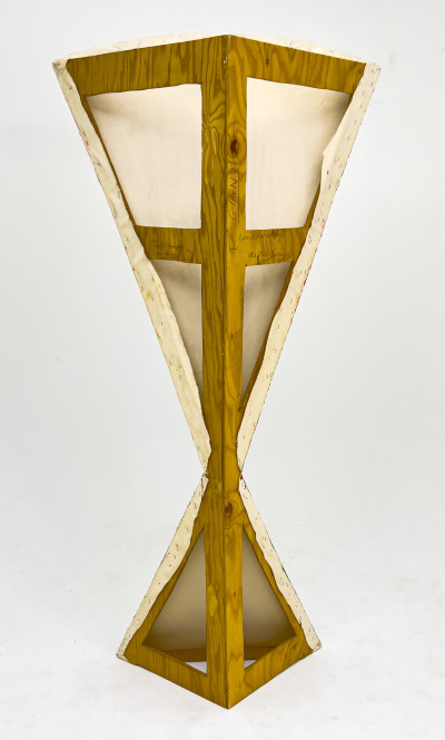 Marilyn Lenkowsky - Untitled (Green and Blue Triangles)