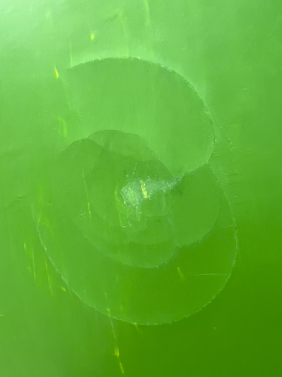 Marilyn Lenkowsky - Untitled (Green and Blue Triangles)