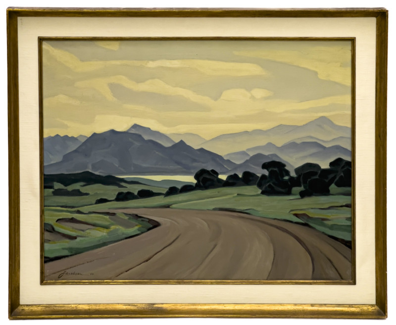 Oscar Jacobson - Westward into the Golden Sunset (near Mt Evans Colorado)