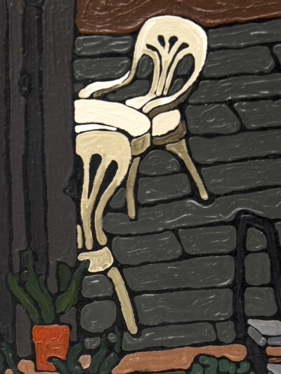 Roxie Munro - White Chairs / 17th Street and 5th Ave