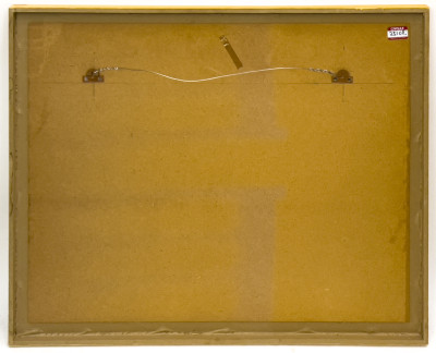 Sakti Burman - Untitled (Figure in a Howdah Astride an Elephant)