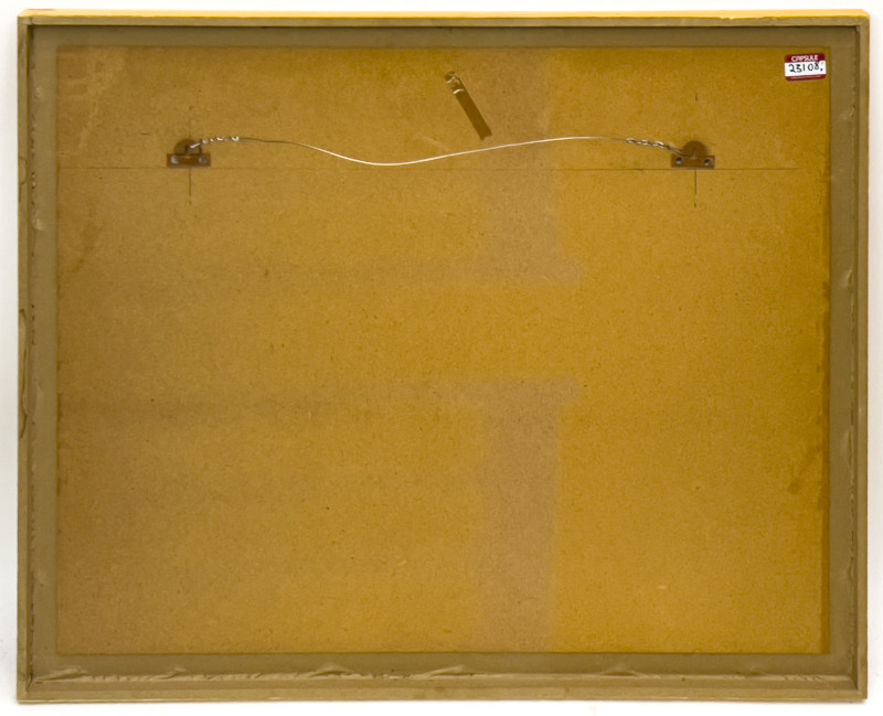 Sakti Burman - Untitled (Figure in a Howdah Astride an Elephant)