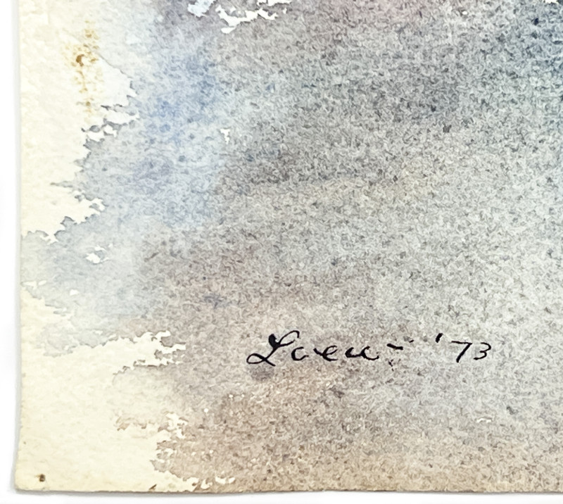 Michael Loew - Untitled (Abstract in Blue, Red, and Yellow)