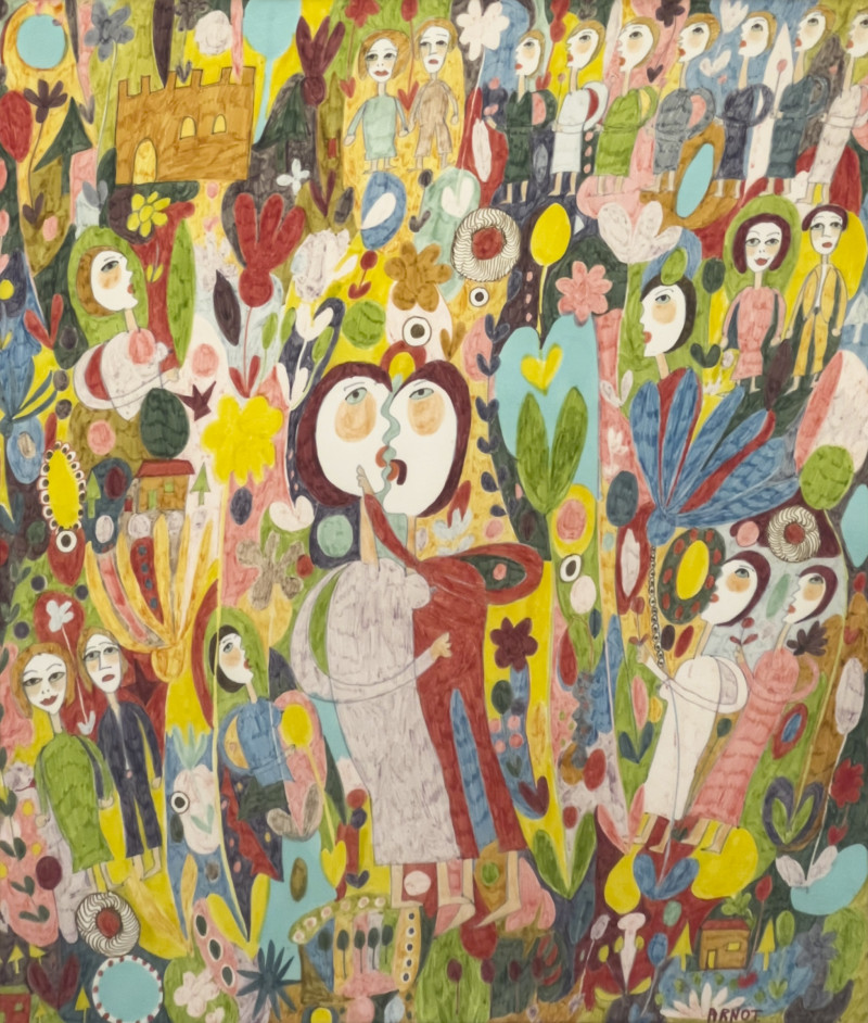 Outsider Figural Drawing