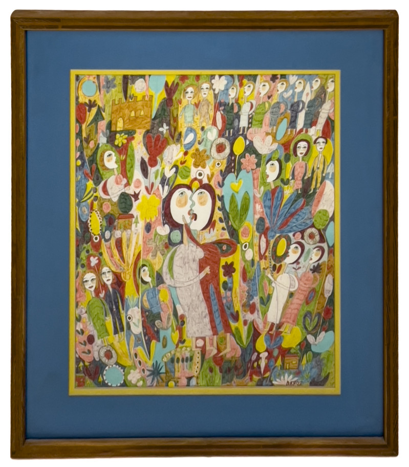 Outsider Figural Drawing