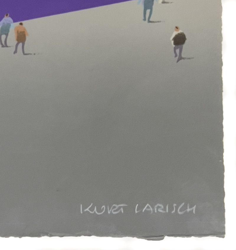 Kurt Larisch - Untitled (Figures with Abstract Form)