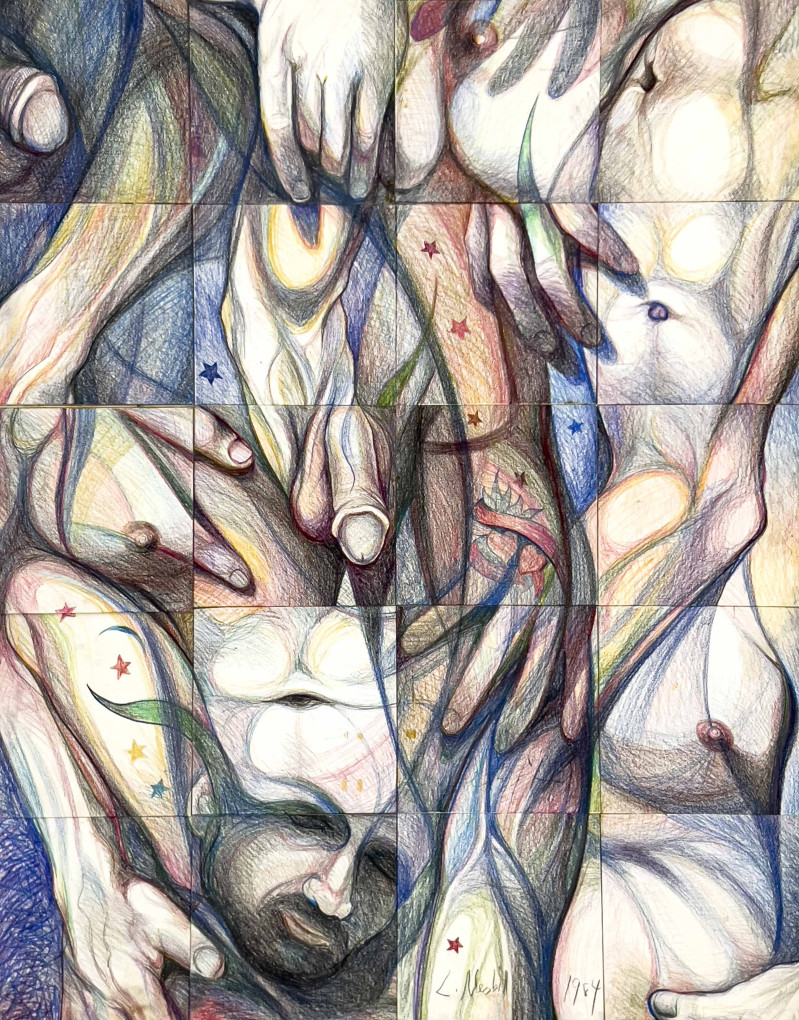 Lowell Nesbitt - Untitled (Deconstructed Nude)