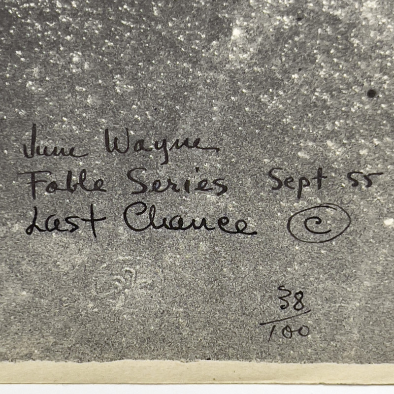 June Wayne - Fable Series, Last Chance